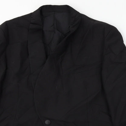 Mens UK Size 40 Dunn & Co Regular Black Suit Jacket