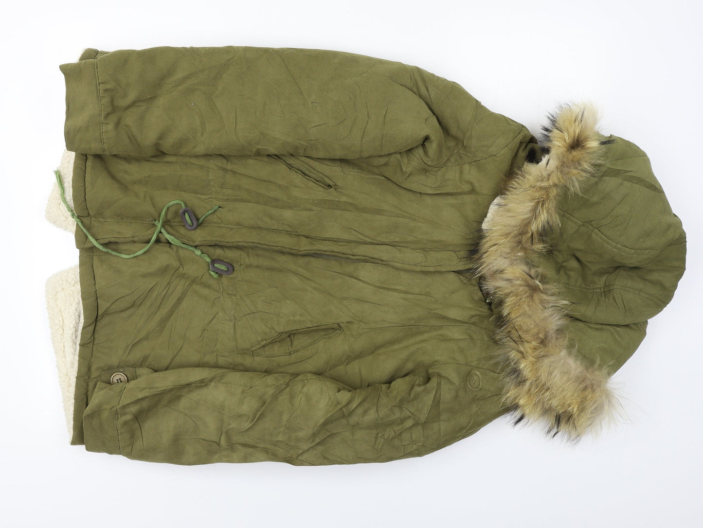 Womens UK Size S Preworn Green Jacket