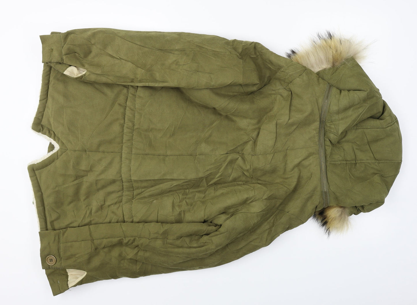 Womens UK Size S Preworn Green Jacket