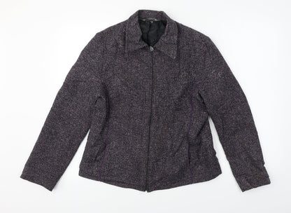 Marks and Spencer  Womens Purple   Jacket Coat Size 14