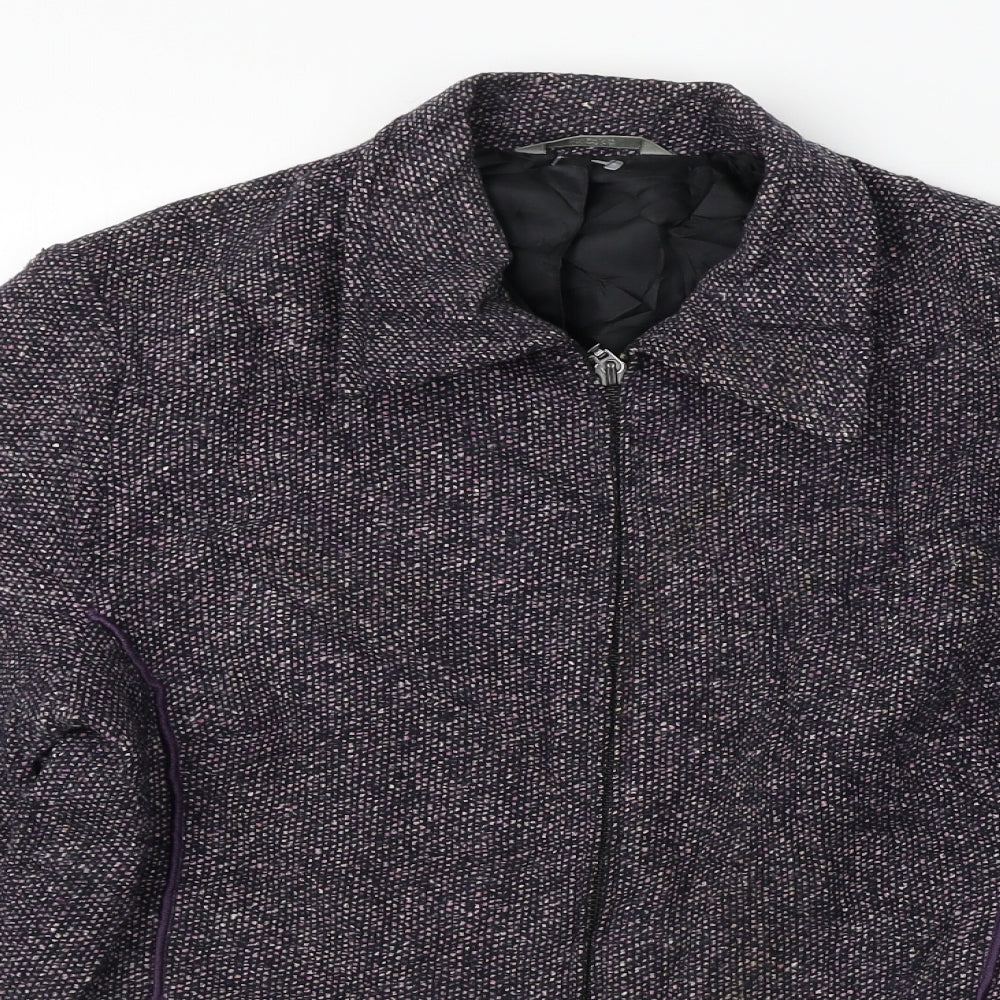 Marks and Spencer  Womens Purple   Jacket Coat Size 14