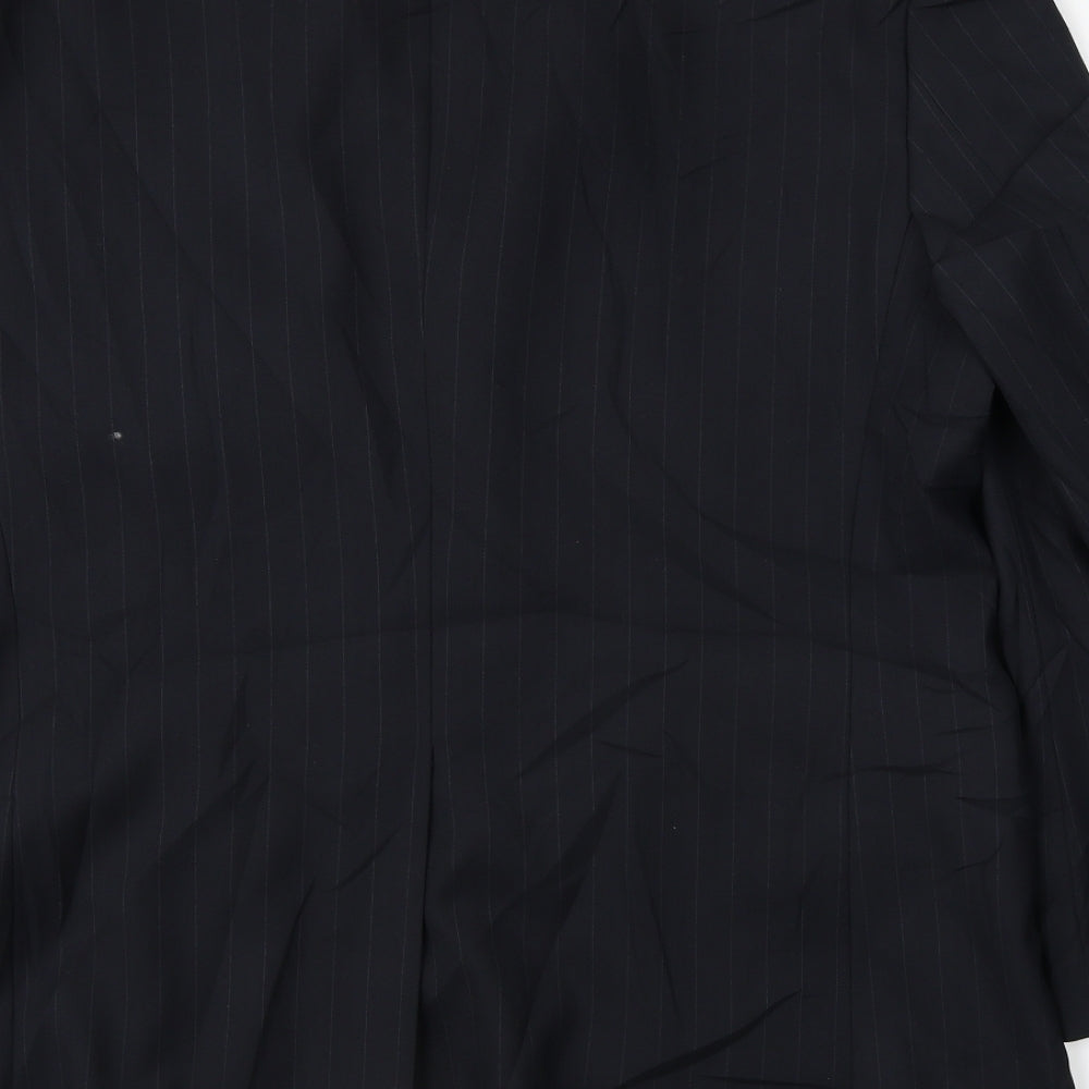 Willerby Smith  Mens Black Striped  Jacket Blazer Size 40