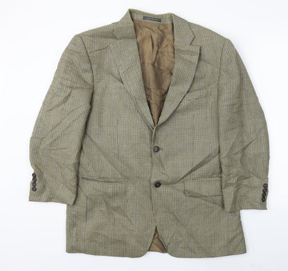 Mens UK Size 42 GREENWOODS Regular Brown Suit Jacket