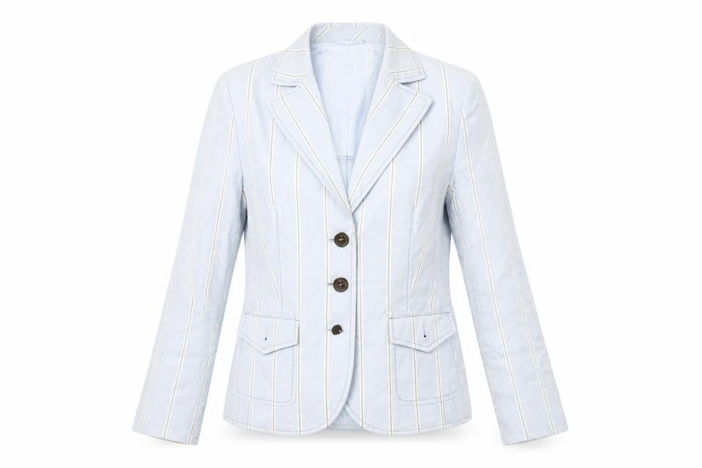 Womens UK Size 10 Basler Blue Jacket