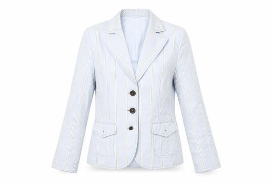 Womens UK Size 10 Basler Blue Jacket