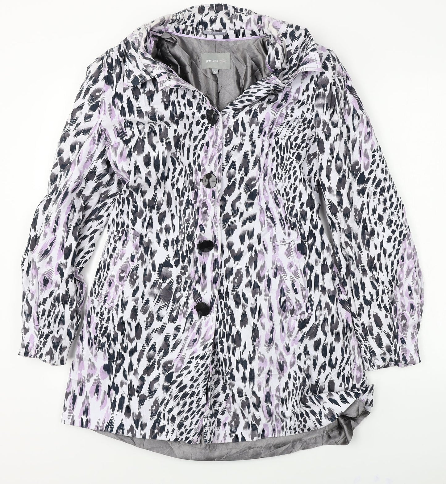 Womens UK Size 12 Marks and Spencer White Jacket