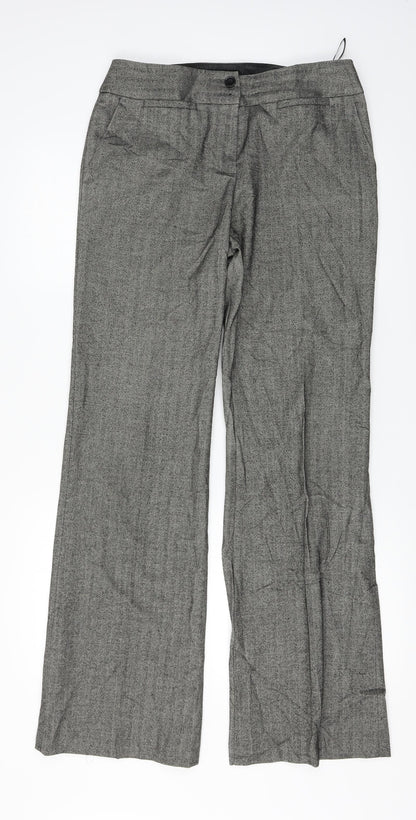 Womens UK Size 32 in Marks and Spencer Regular Fit  Grey Trousers