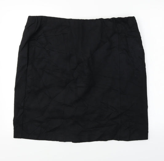 Marks and Spencer  Womens Black   Bandage Skirt Size 38 in