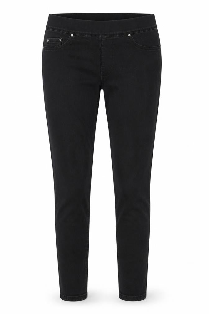 Womens UK Size 10 denim co Regular Fit  Black Trousers