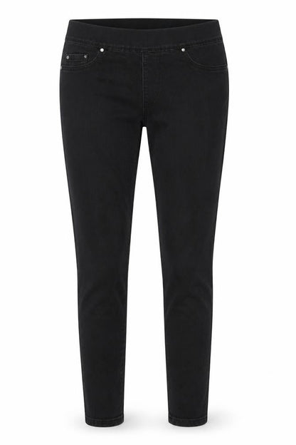 Womens UK Size 10 denim co Regular Fit  Black Trousers