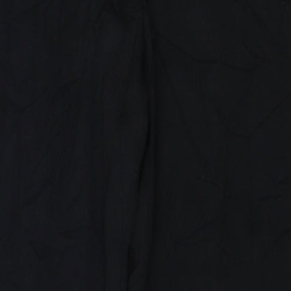 Womens UK Size 12 Marks and Spencer Regular Fit  Black Trousers