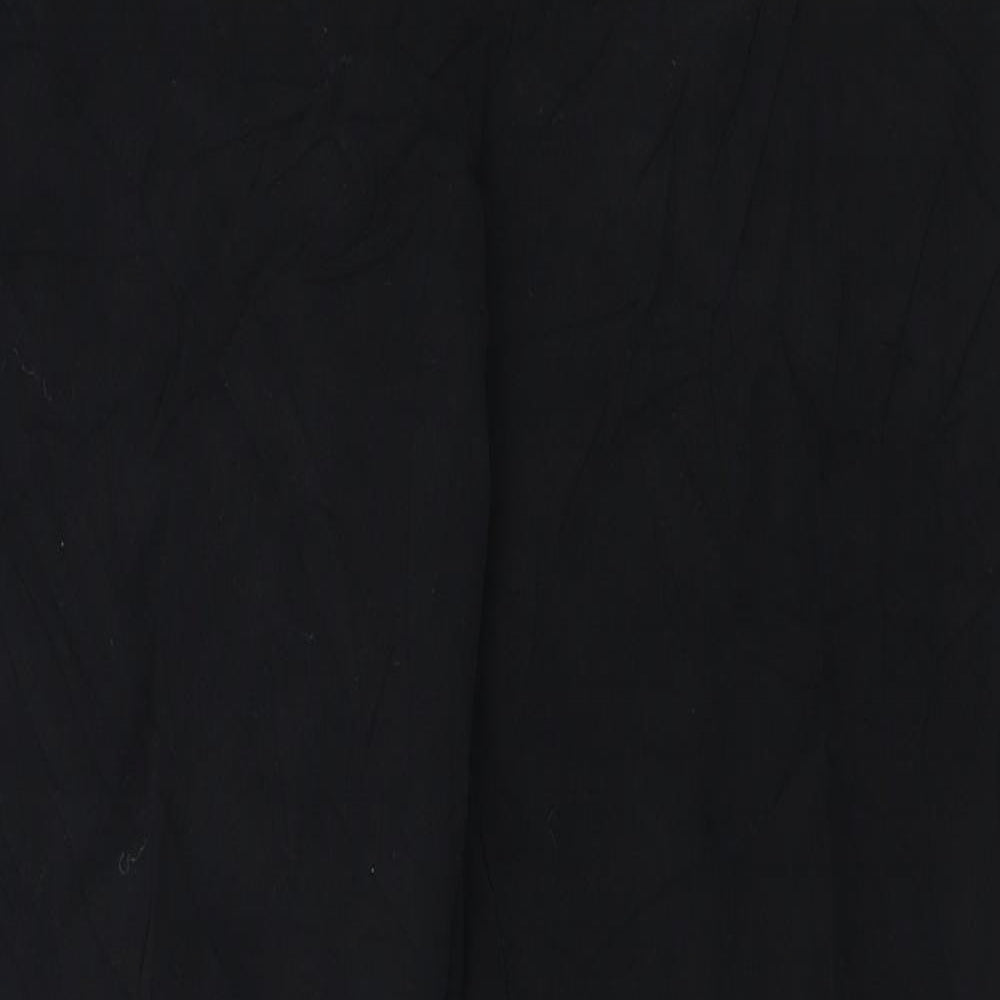 Womens UK Size 12 Marks and Spencer Regular Fit  Black Trousers