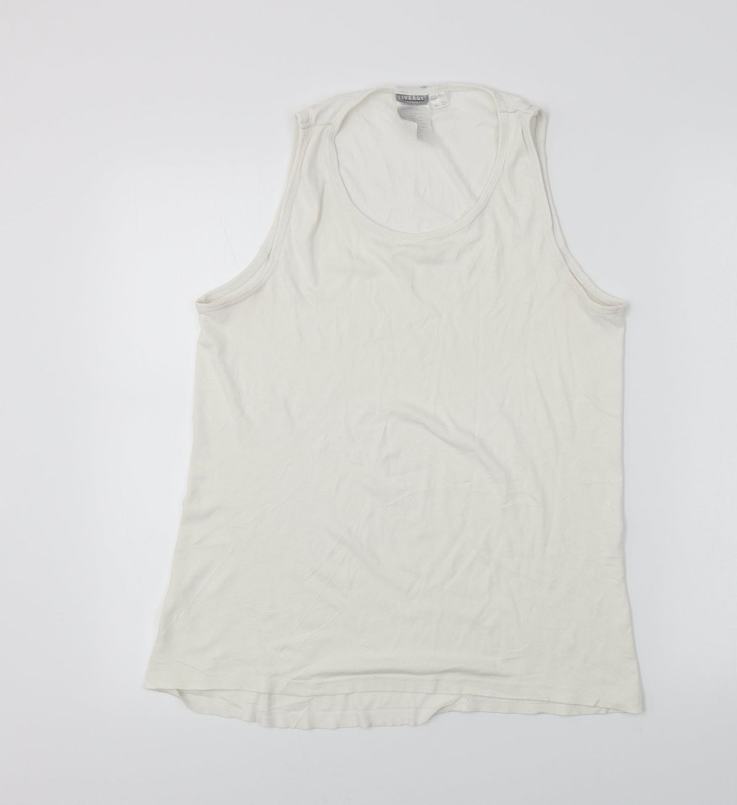 Livergy  Mens White    T-Shirt Size S