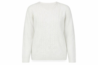 ISLE    Womens White   Pullover Jumper Size S