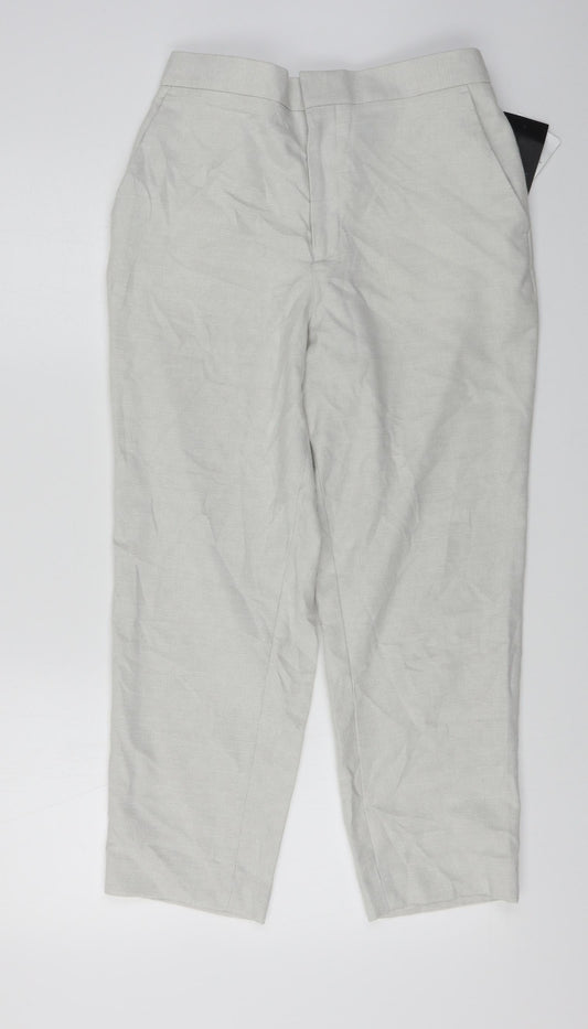 Womens UK Size 31 in ASOS Regular Fit  White Trousers