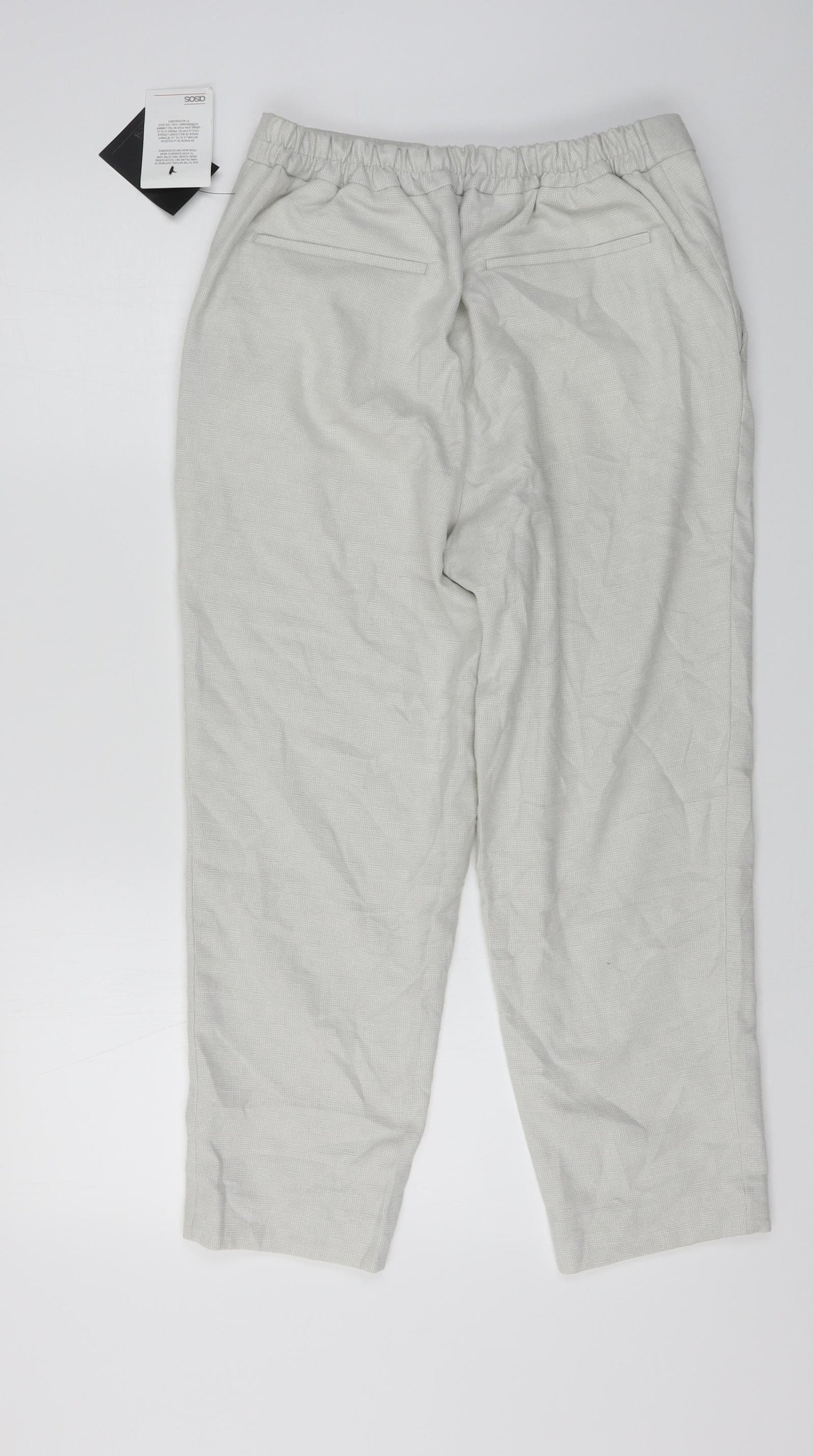 Womens UK Size 31 in ASOS Regular Fit  White Trousers