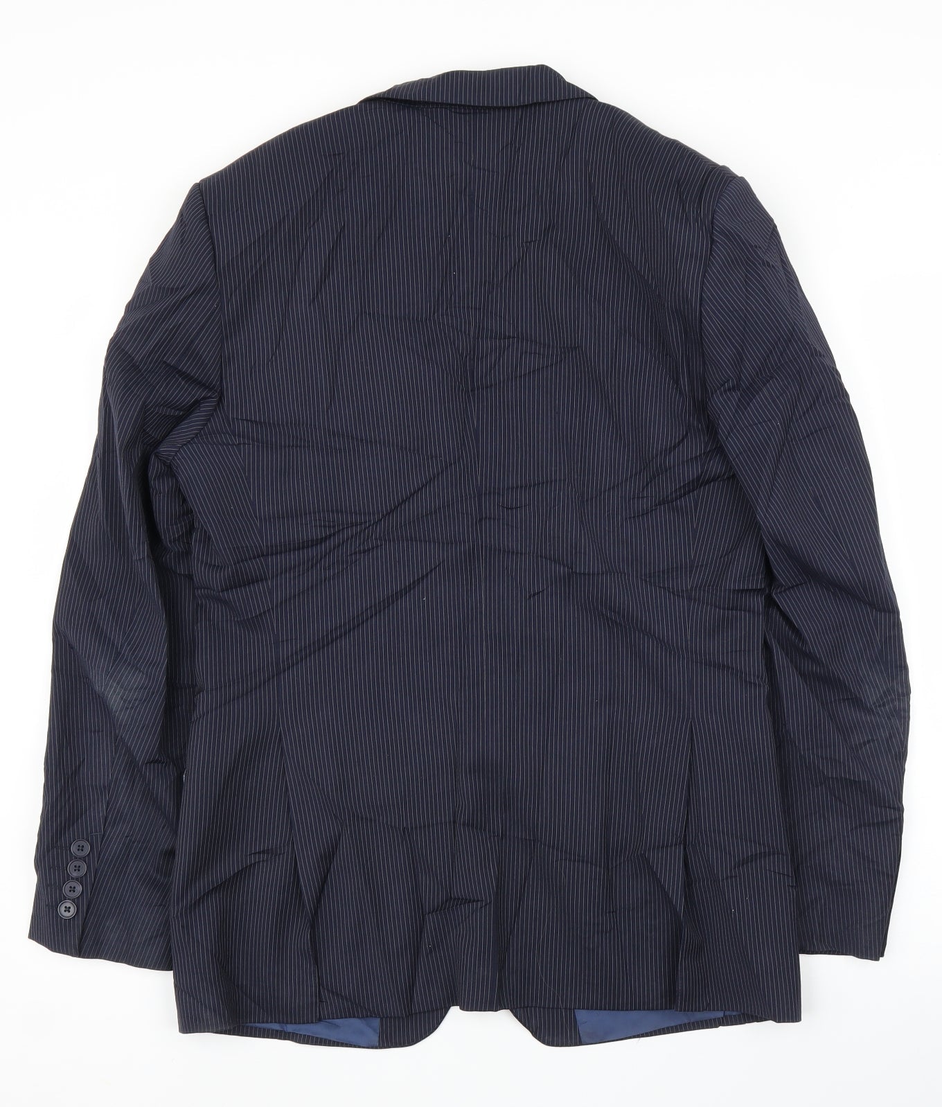 Mens UK Size 38 M&S Regular Blue Suit Jacket