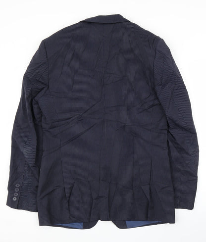 Mens UK Size 38 M&S Regular Blue Suit Jacket
