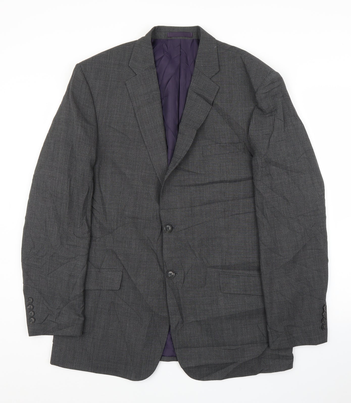 Mens UK Size 42 M&S Regular Grey Suit Jacket