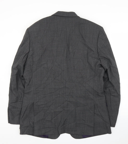 Mens UK Size 42 M&S Regular Grey Suit Jacket