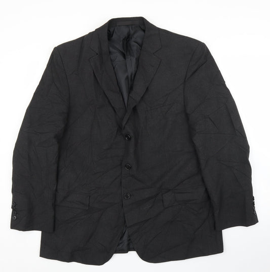 Mens UK Size 40 M&S Regular Grey Suit Jacket