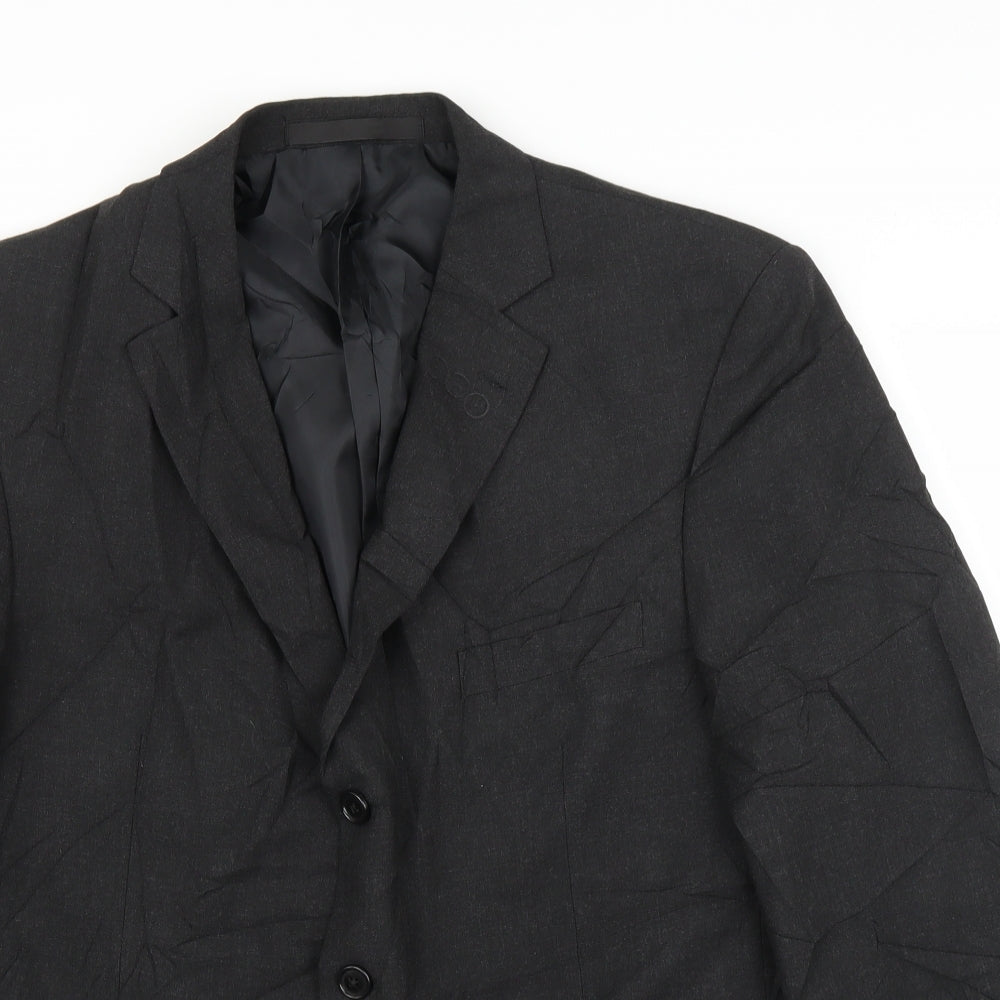 Mens UK Size 40 M&S Regular Grey Suit Jacket