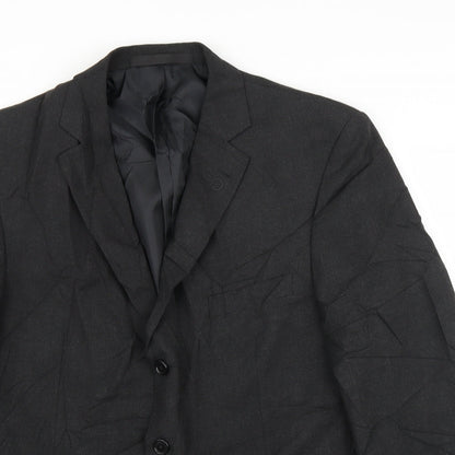 Mens UK Size 40 M&S Regular Grey Suit Jacket