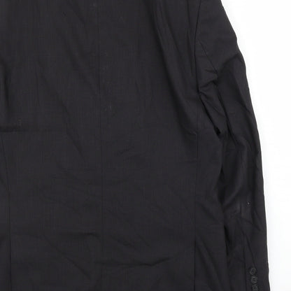 Mens UK Size 40 M&S Regular Black Suit Jacket