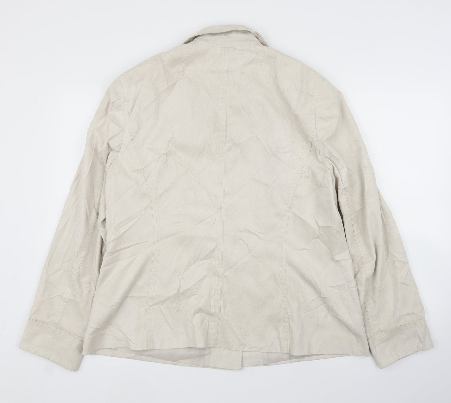 Womens UK Size L NEXT Beige Jacket
