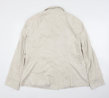 Womens UK Size L NEXT Beige Jacket