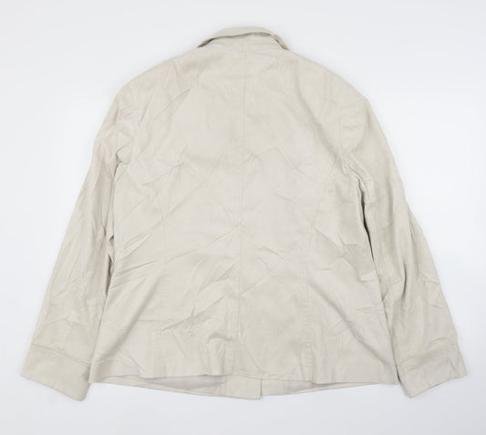 Womens UK Size L NEXT Beige Jacket