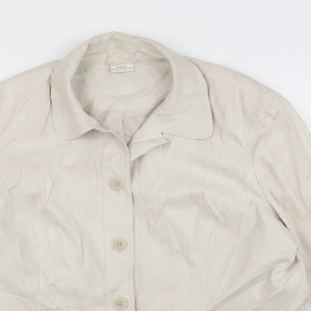 Womens UK Size L NEXT Beige Jacket
