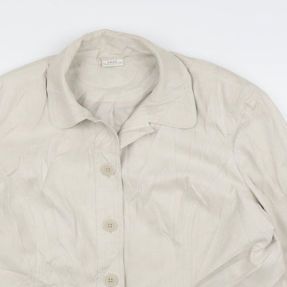Womens UK Size L NEXT Beige Jacket