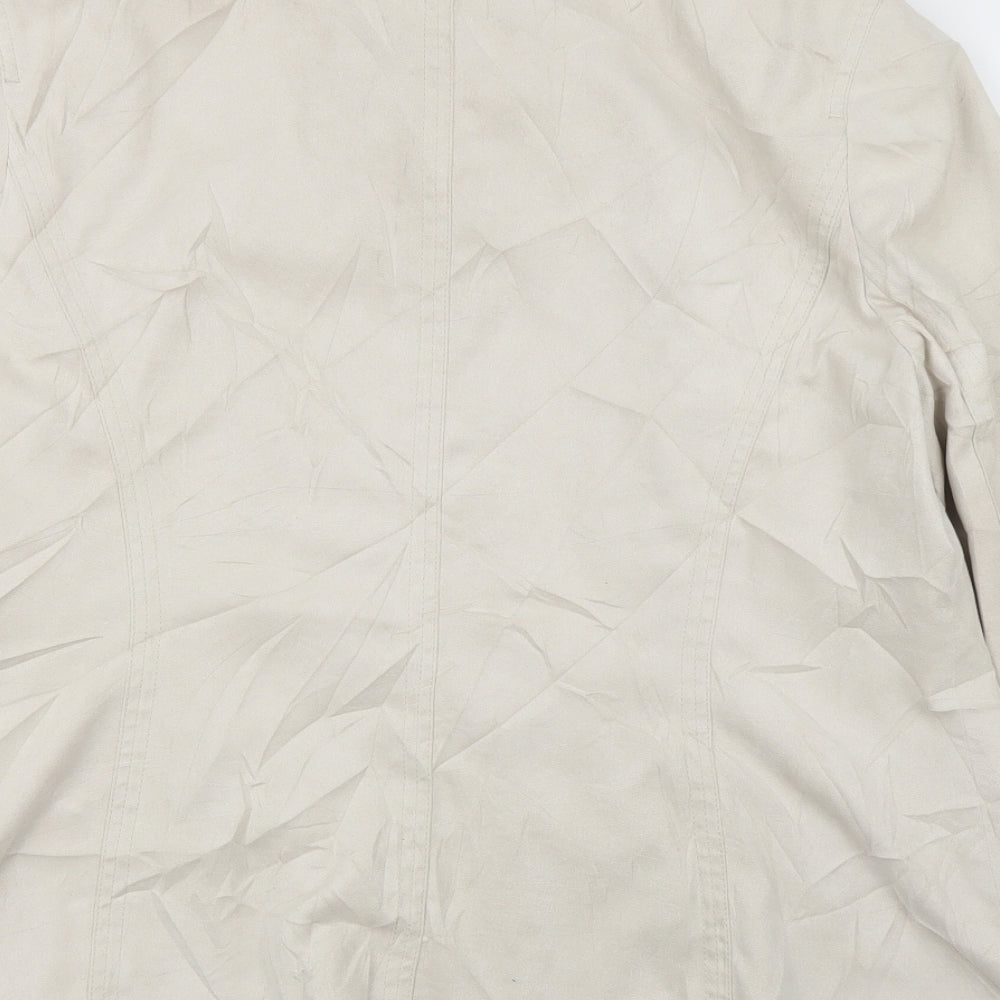 Womens UK Size L NEXT Beige Jacket