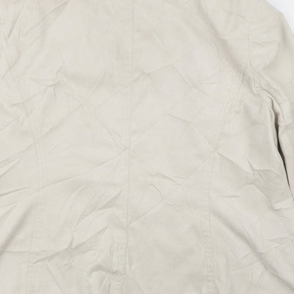 Womens UK Size L NEXT Beige Jacket