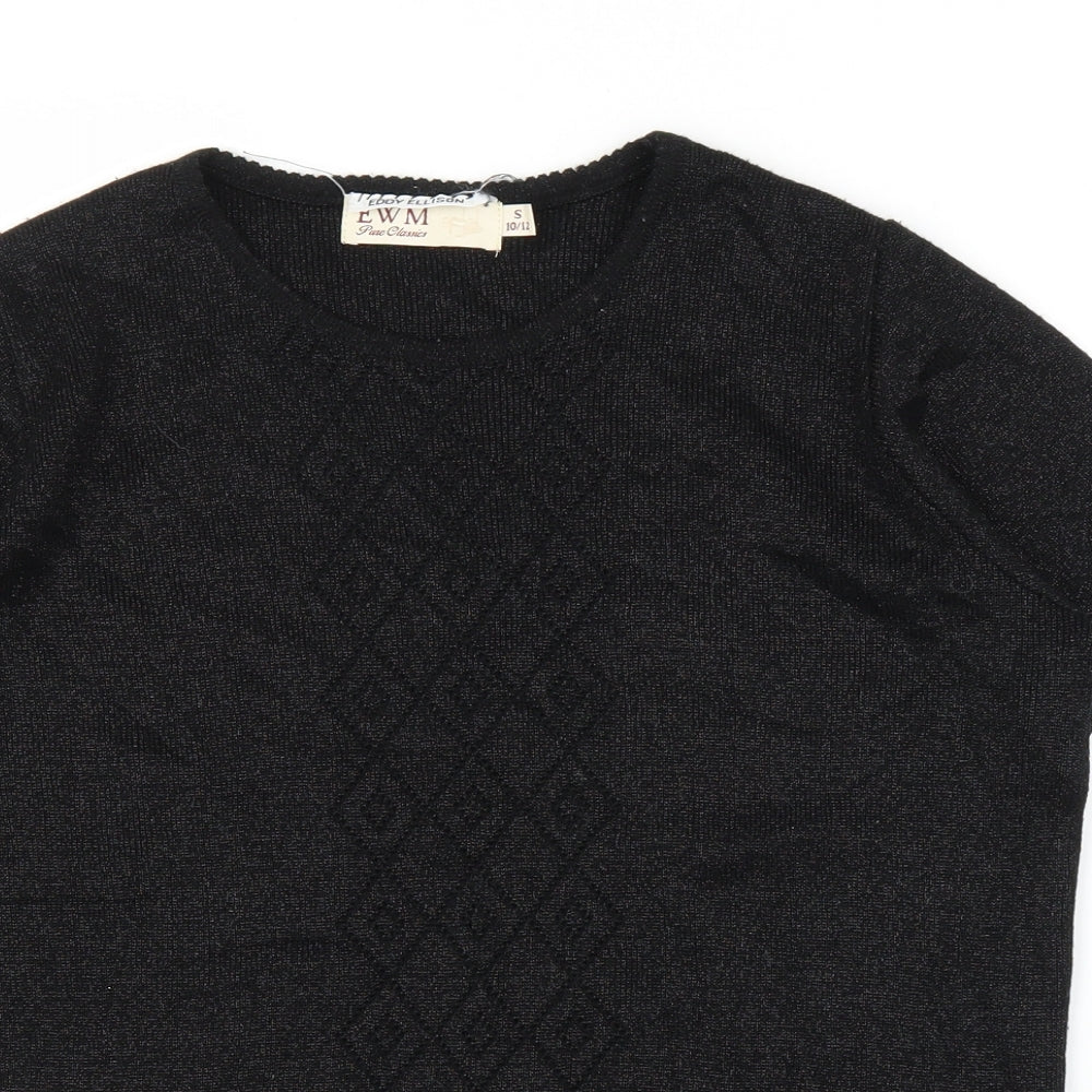 EWM Womens Black   Basic T-Shirt Size 10