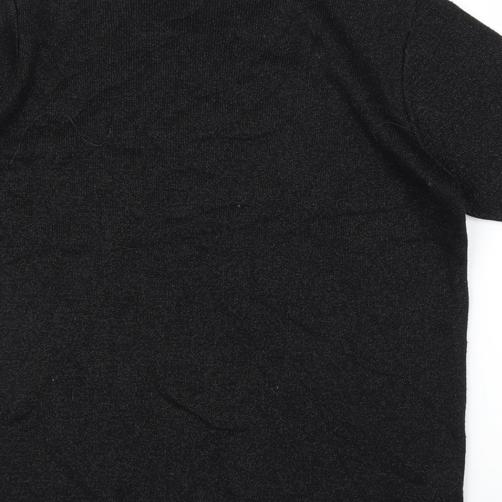 EWM Womens Black   Basic T-Shirt Size 10