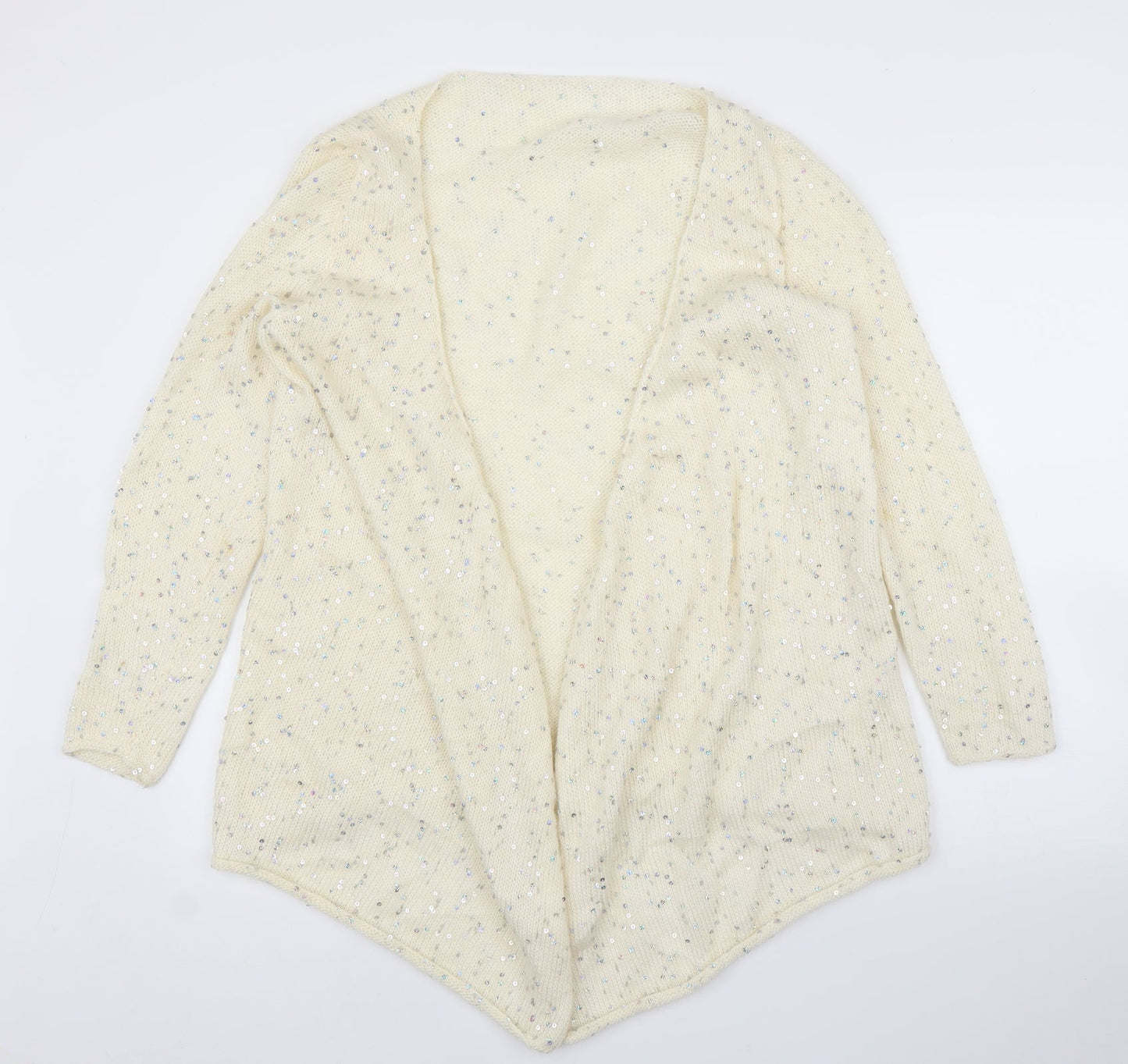 Preworn Womens Ivory   Cardigan Jumper Size L