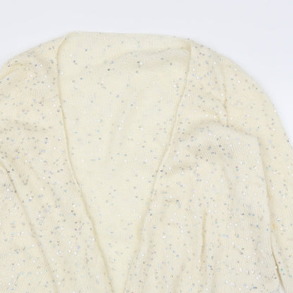 Preworn Womens Ivory   Cardigan Jumper Size L