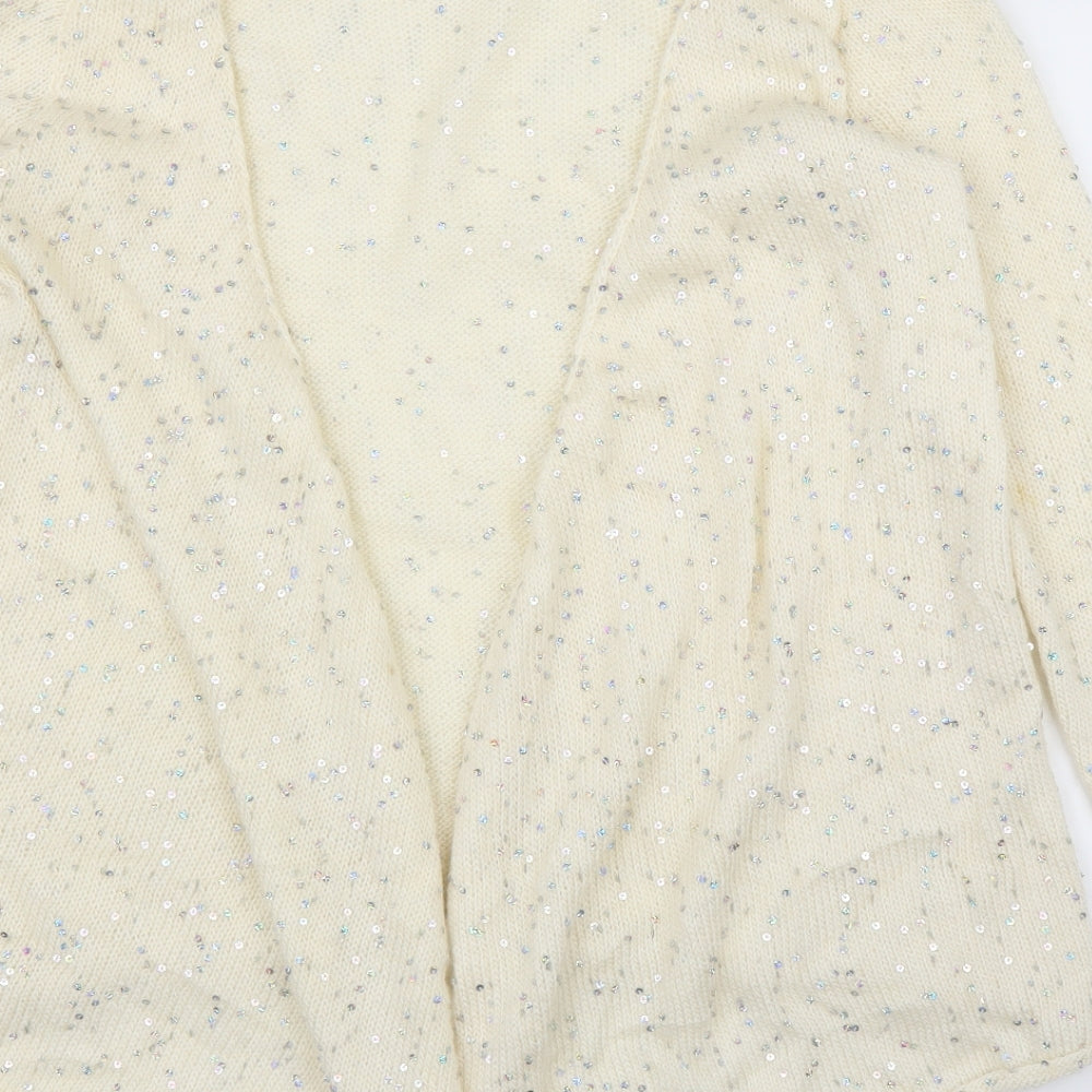 Preworn Womens Ivory   Cardigan Jumper Size L