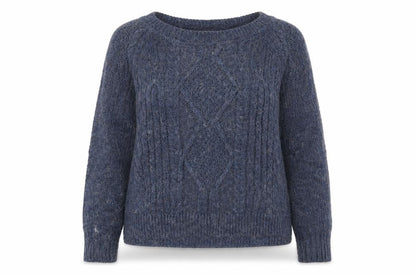 Womens UK Size 12 M&S Blue Pullover Jumper
