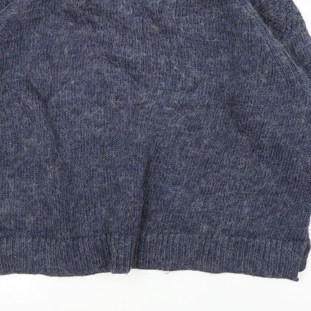 Womens UK Size 12 M&S Blue Pullover Jumper