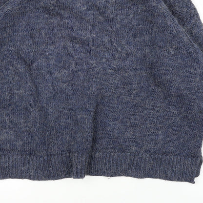 Womens UK Size 12 M&S Blue Pullover Jumper