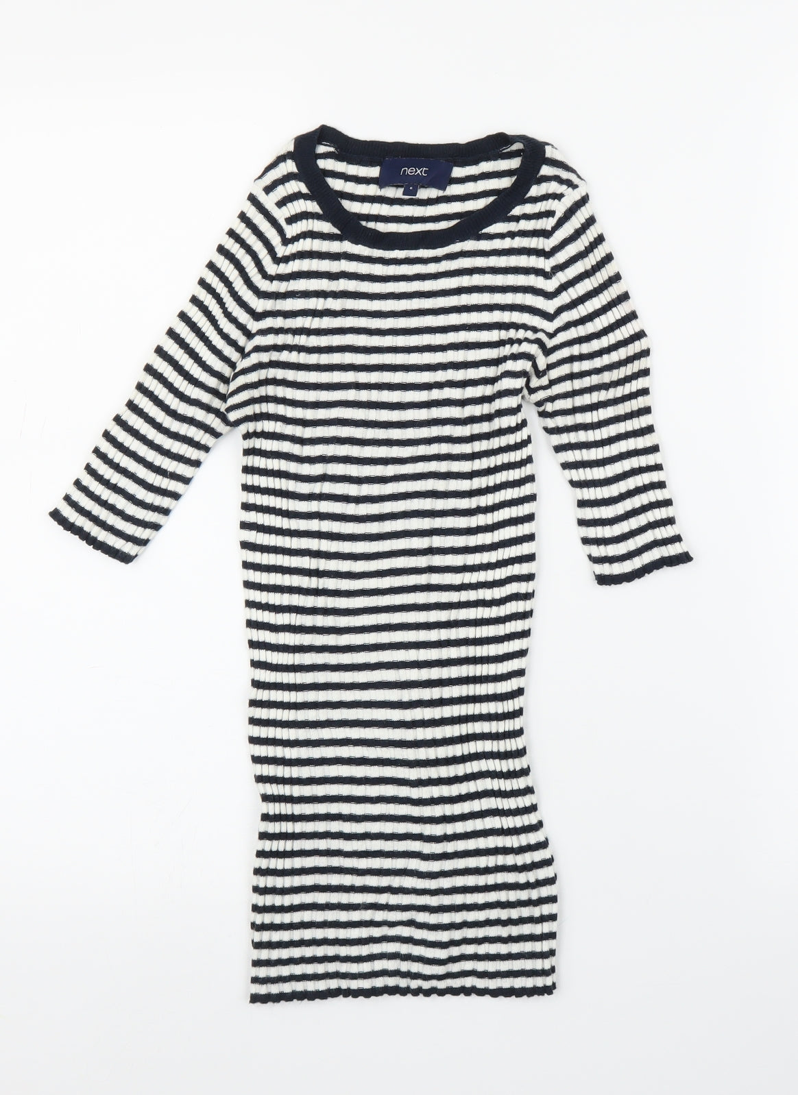 Womens UK Size 6 NEXT Blue Tunic T-Shirt