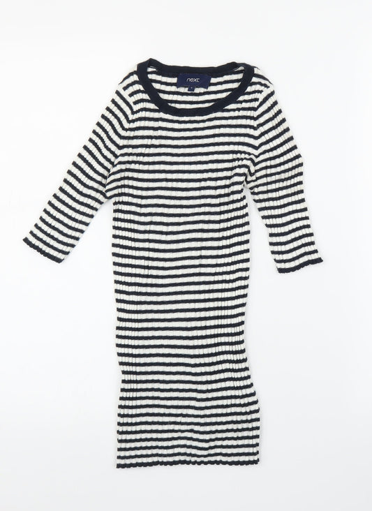 Womens UK Size 6 NEXT Blue Tunic T-Shirt