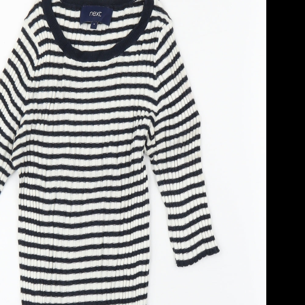 Womens UK Size 6 NEXT Blue Tunic T-Shirt