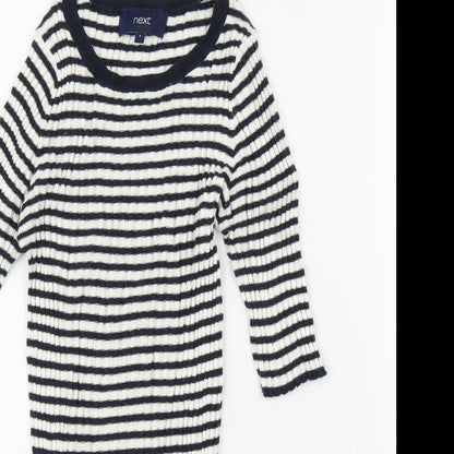 Womens UK Size 6 NEXT Blue Tunic T-Shirt