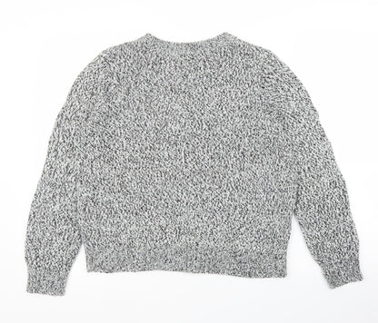 H&M Womens Grey   Pullover Jumper Size M