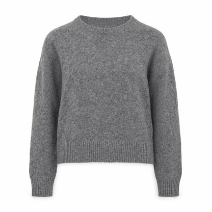 Womens UK Size S Mango Grey Pullover Jumper