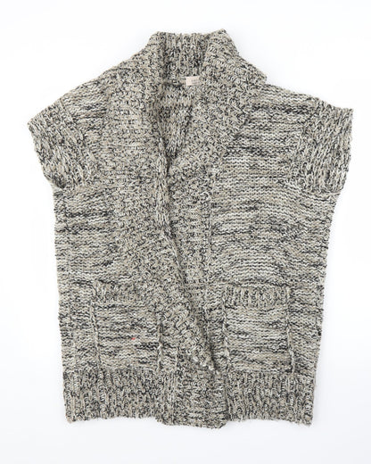 Womens UK Size S M&S Beige Cardigan Jumper